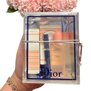 New Dior Blue and Pink travel size Beauty Set